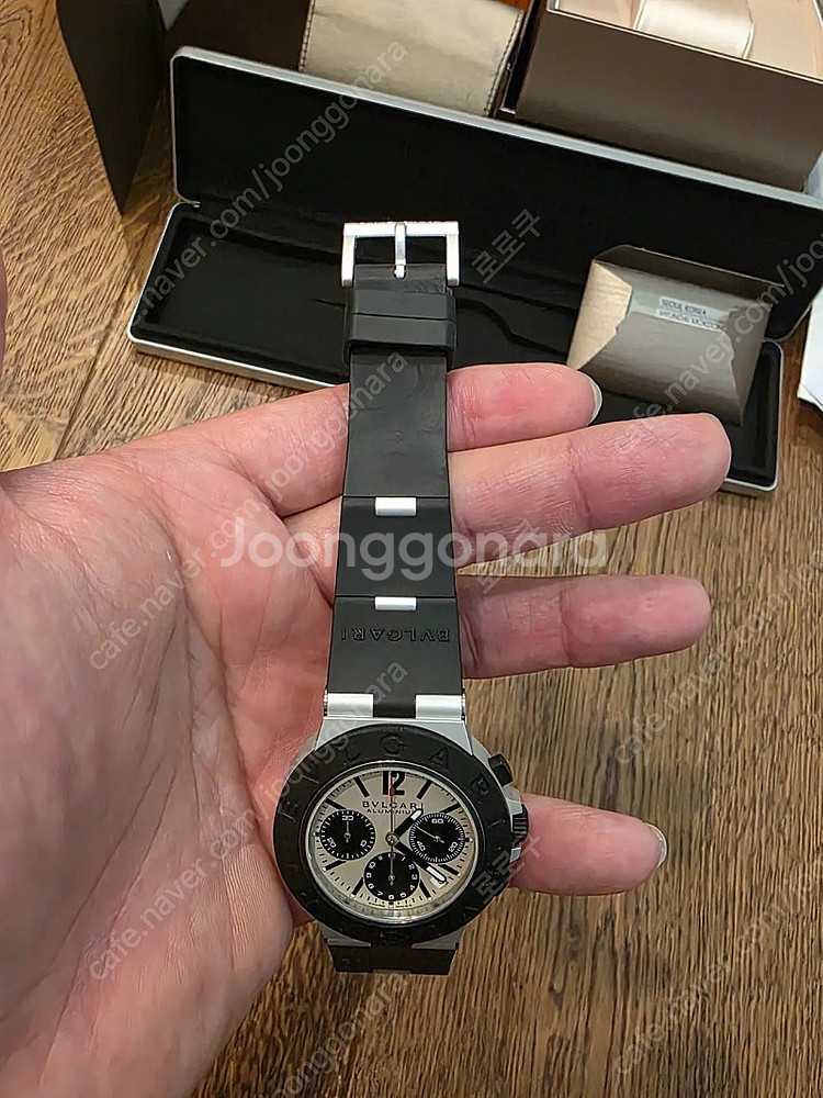 불가리 알루미늄 크로노 40mm 풀세트--5