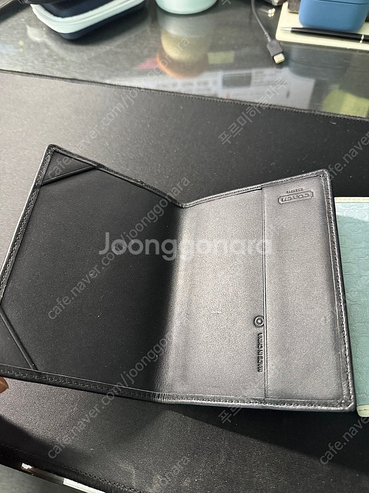 코치 COACH 여권지갑 여권 케이스 패스포트 지갑 코...--4