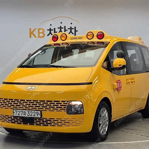 어린이보호차량 중고 현대 스타리아 중고차 할부 노란색 2022년식 27,632km 11인승 어린이 보호차량 중고옵션