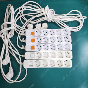 접지 멀티 콘센트 2구, 3구, 4구, 5구, 6구, T형, L형, 노출형 중고 판매 1,000원부터