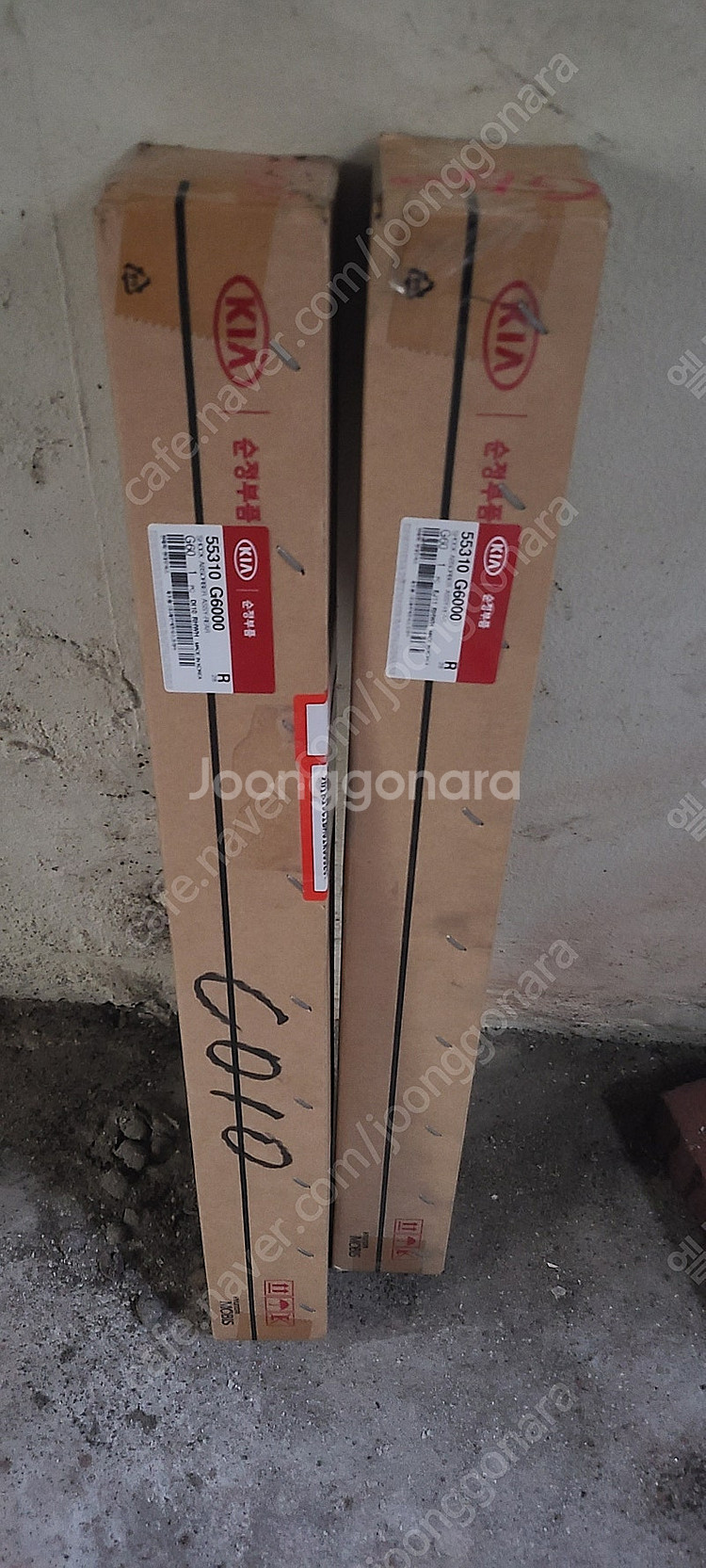 모닝JA뒷쇼바+브레크패드 한대분--0