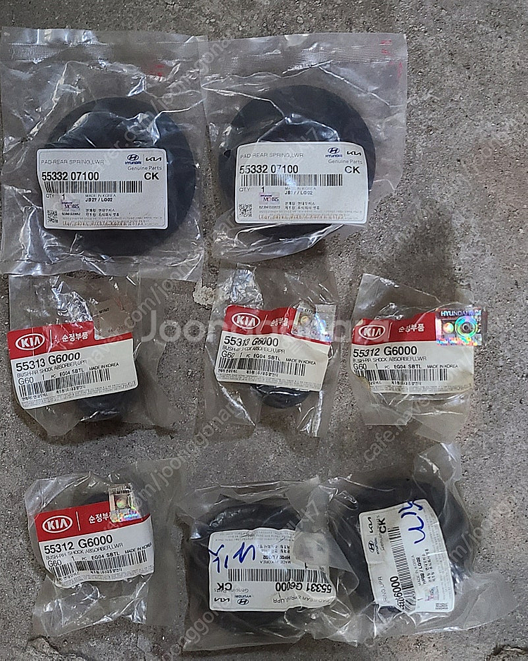 모닝JA뒷쇼바+브레크패드 한대분--1