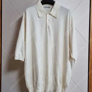 캡틴선샤인 반팔 니트폴로 민트,에크루 42사이즈 KAPTAIN SUNSHINE KNIT POLO SHIRTS