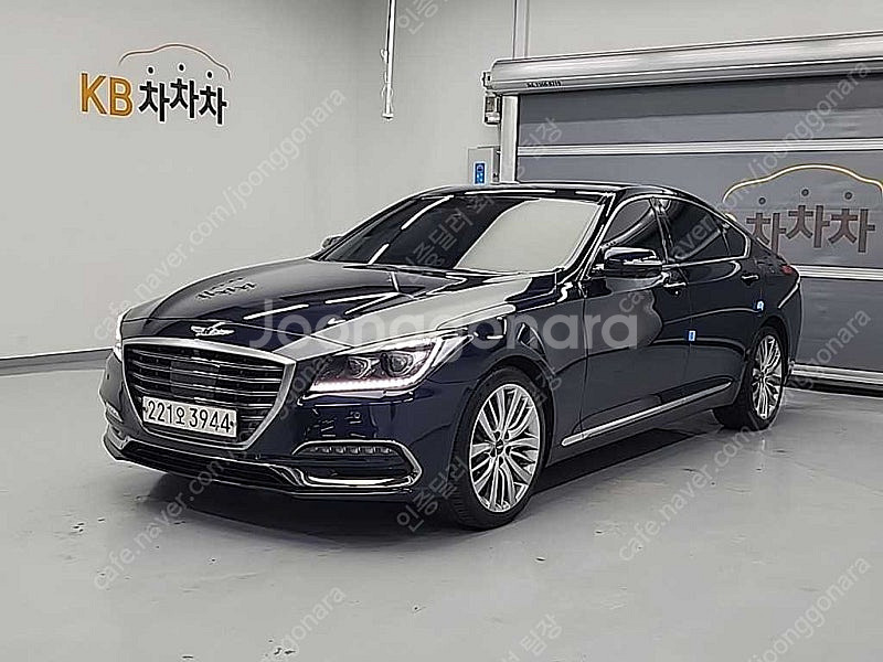 제네시스 G80 중고 제네시스 중고 가격 파란색 201...--0