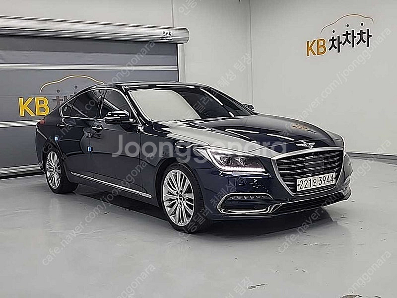 제네시스 G80 중고 제네시스 중고 가격 파란색 201...--4