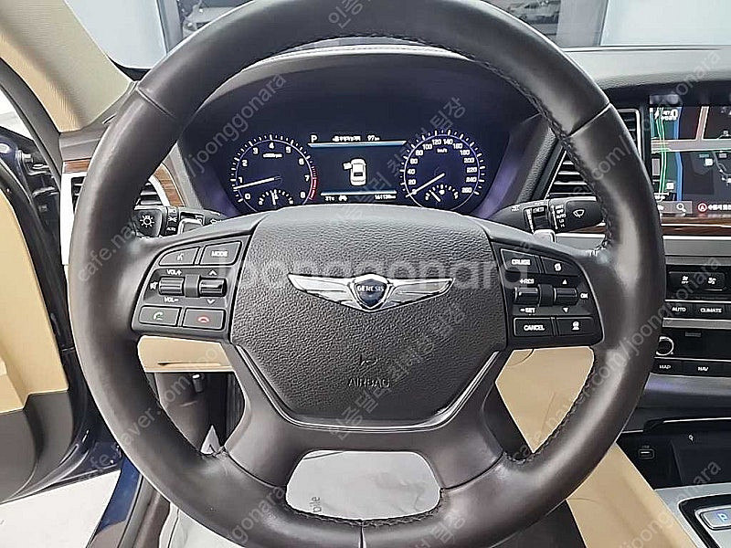 제네시스 G80 중고 제네시스 중고 가격 파란색 201...--9