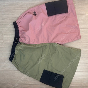 glgk 카고 반반팬츠 핑크 160