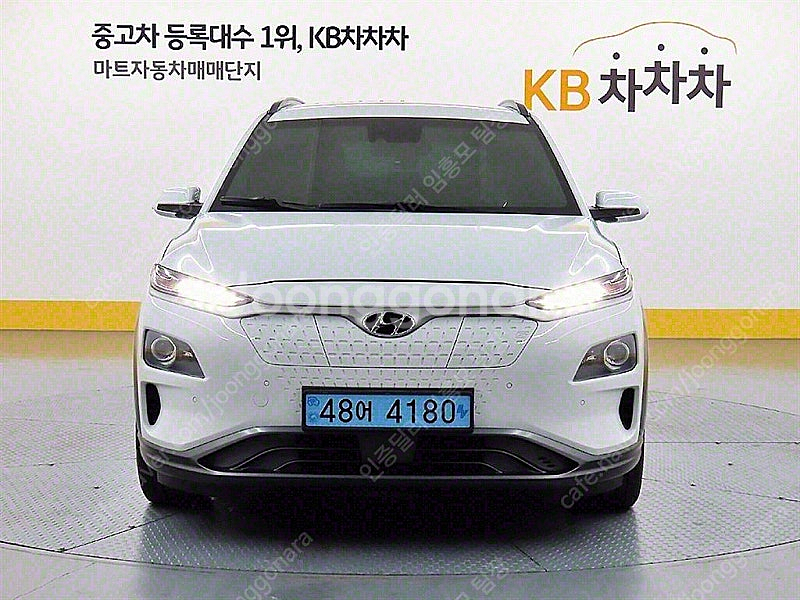 현대 코나 중고 코나 중고자동차 흰색 2019년식 프리...--0