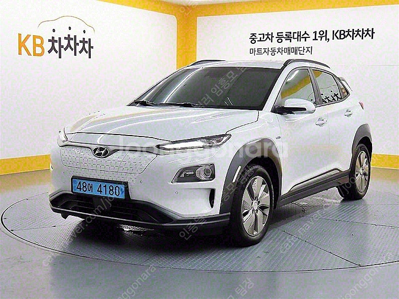 현대 코나 중고 코나 중고자동차 흰색 2019년식 프리...--3