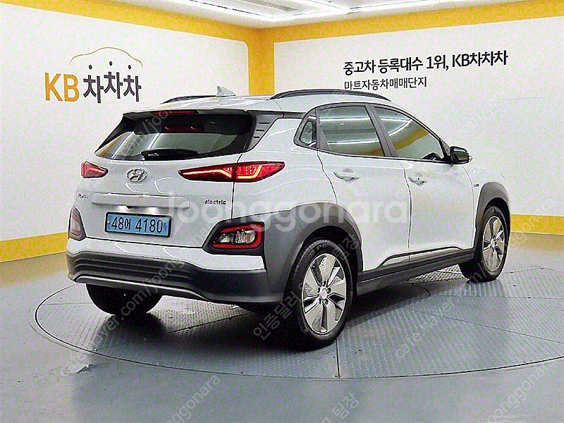 현대 코나 중고 코나 중고자동차 흰색 2019년식 프리...--5