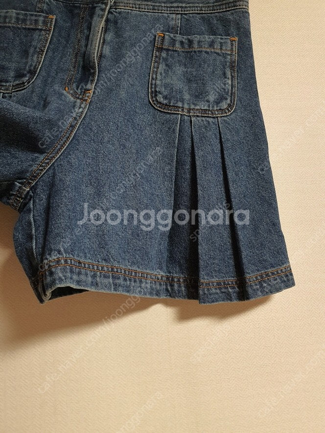 럭키슈에뜨 캉캉 스커트, 데님 쇼츠 팬츠 24ss 프릴...--7