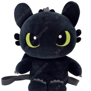 드래곤길들이기 투슬리스 싯팅 인형 백팩 37cm