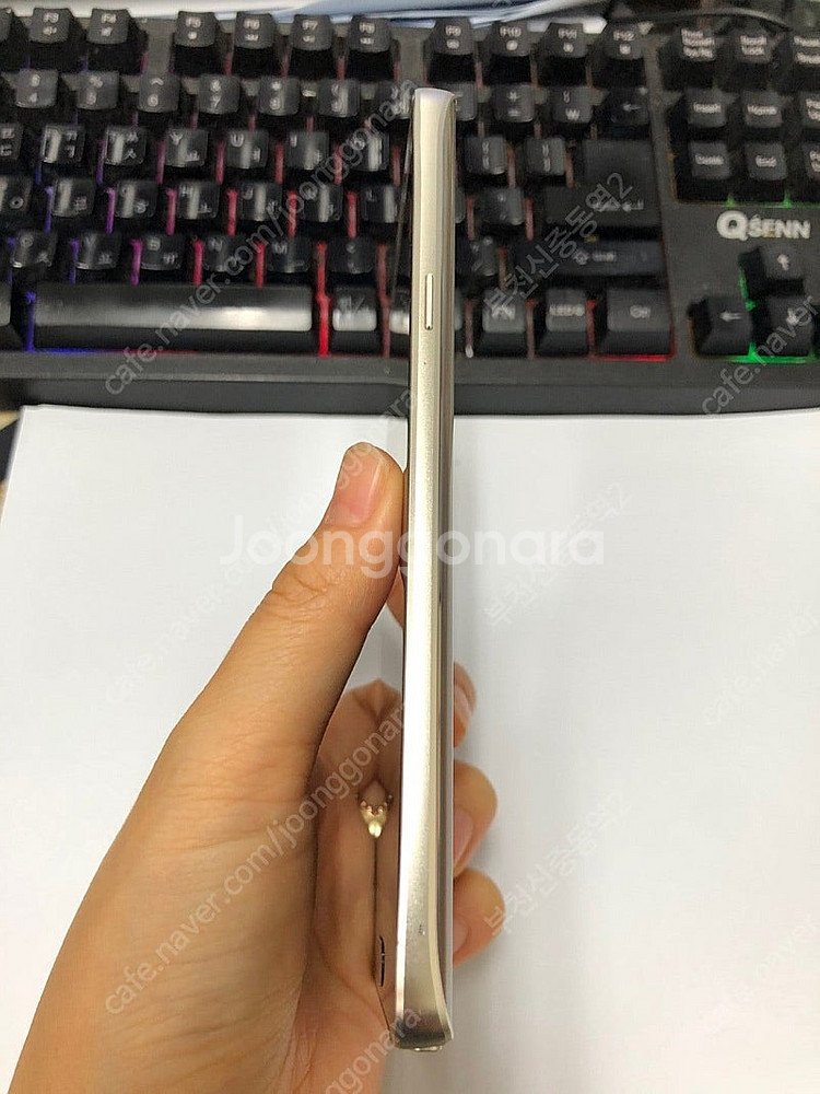 195525 KT 갤럭시노트5 골드 AA급 64GB 무...--5