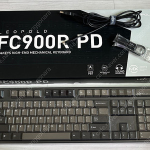 레오폴드 FC900R PD 저소음적축 풀박스 (영문 키캡)