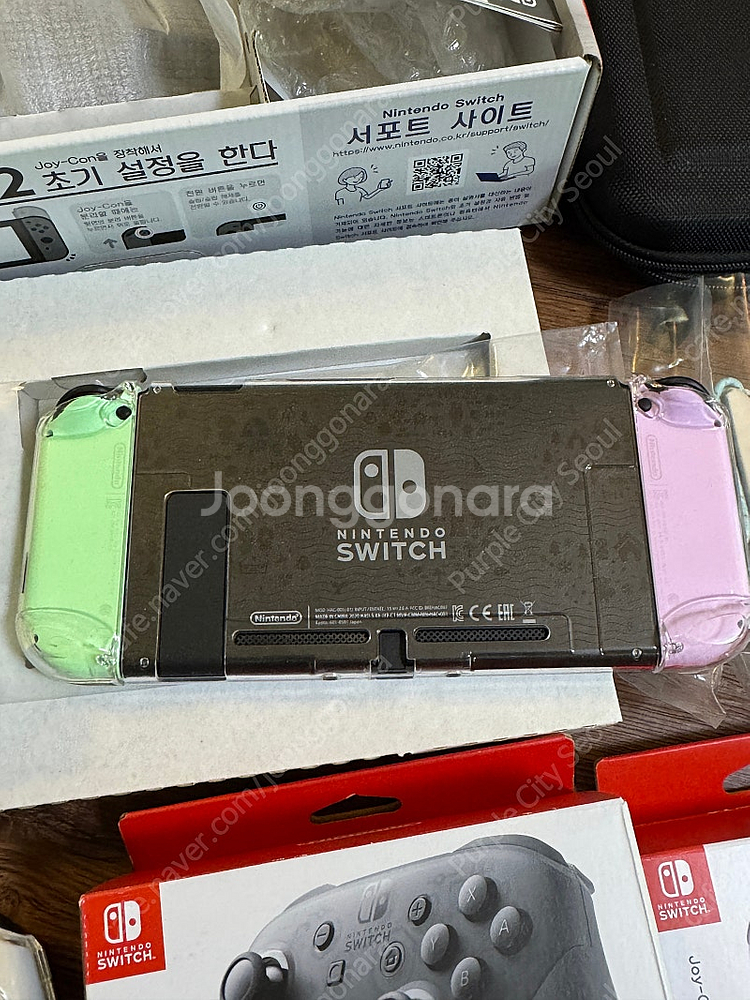 닌텐도 동숲 스위치 구형 256g @@버전 + 새 조이...--2
