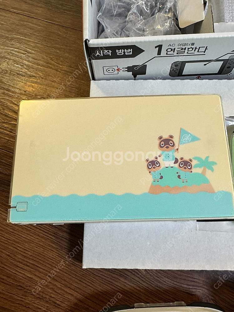 닌텐도 동숲 스위치 구형 256g @@버전 + 새 조이...--3