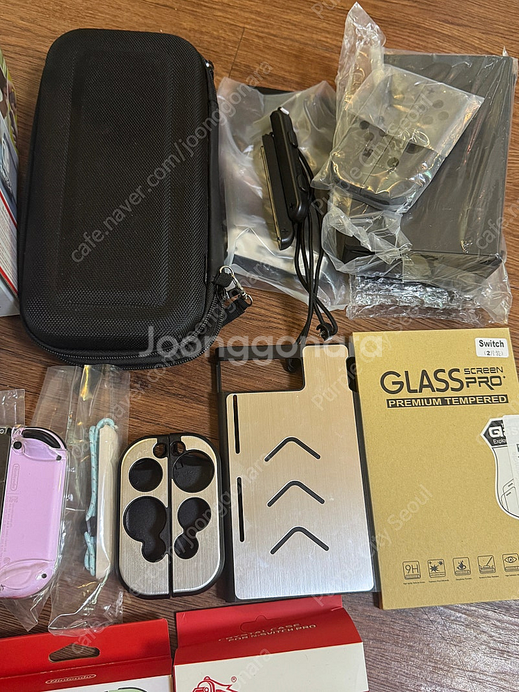 닌텐도 동숲 스위치 구형 256g @@버전 + 새 조이...--6