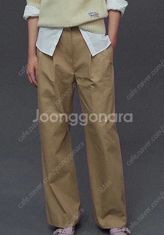 라벨아카이브 스트럭쳐드 코튼 팬츠 데저트--0