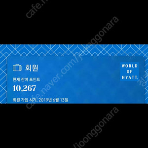 하얏트 포인트 1만