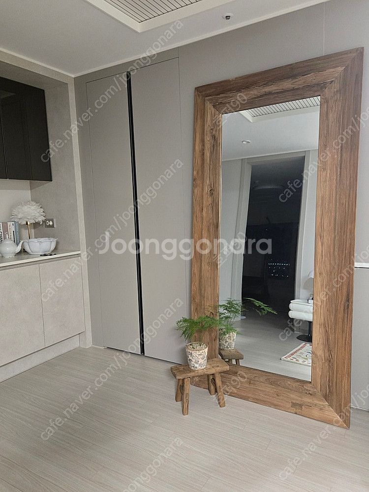 고재전신거울과 스툴셋트--0