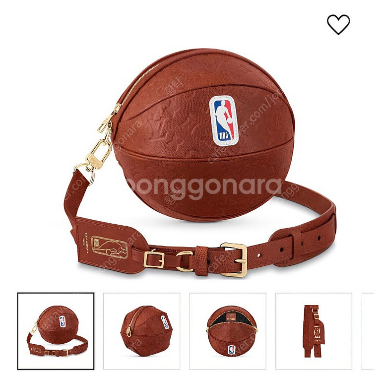 루이비통 버질아블로 NBA 한정판 농구공 메신저백 (새...--2