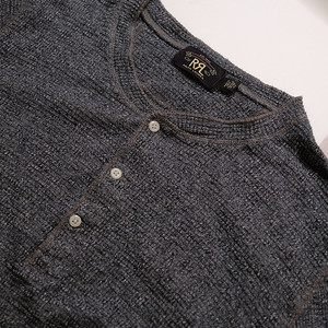 RRL 더블알엘 와플 헨리넥 긴 팔(차콜 / 올리브 / 화이트) 판매 합니다.