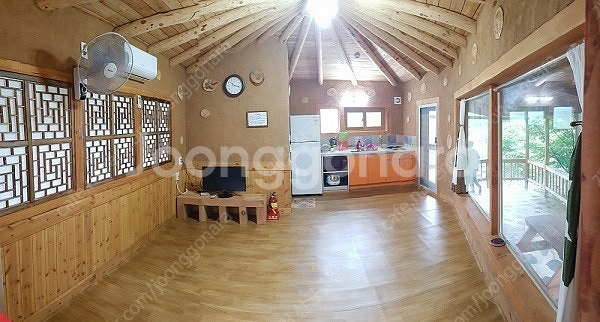 7월~8월 여름휴가 계곡옆 산골흙집 펜션 숙박--6