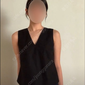 시에 밀란 슬리브리스 블라우스