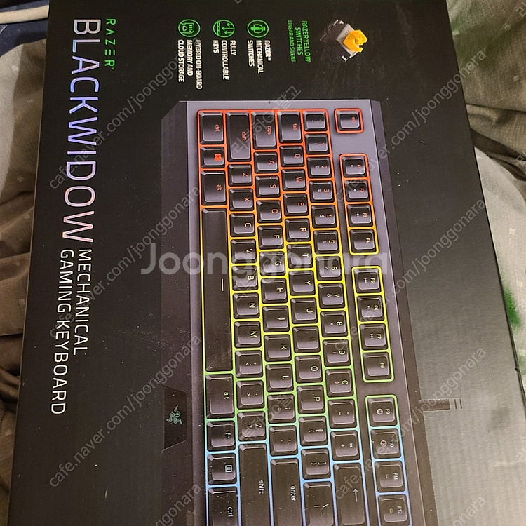 [미개봉 새상품] 정발판 RAZER 블랙위도우 V3 기...--0