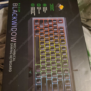 [미개봉 새상품] 정발판 RAZER 블랙위도우 V3 기계식 키보드 (구름타법 손맛 1티어 레이저 황축)
