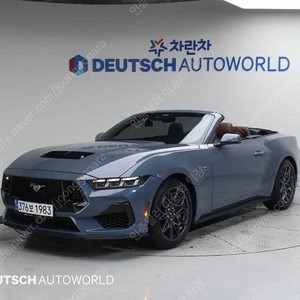 2,629 km 포드 머스탱 중고 포드 중고차 5.0 GT 프리미엄 컨버터블 중고차직거래카페 파란색