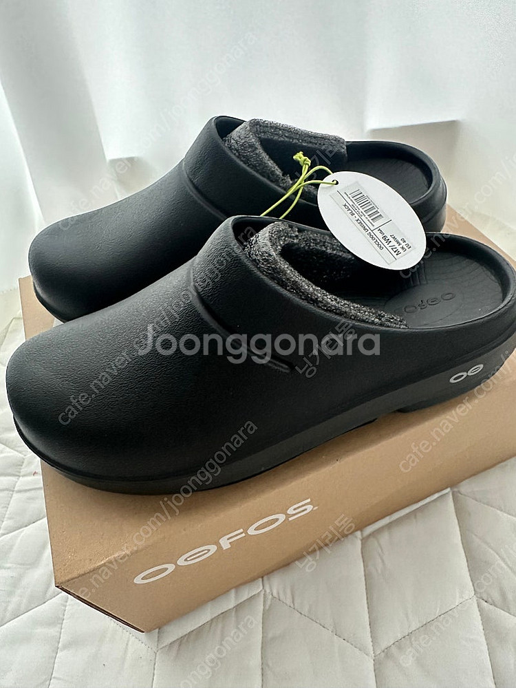 우포스 클로그 블랙 / OOFOS OOCLOOG BLA...--0