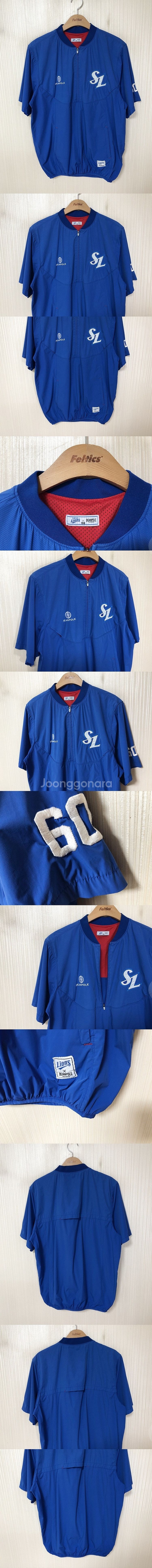 KBO 데상트 삼성라이온즈 선수실착 트레이닝셔츠110 ...--5