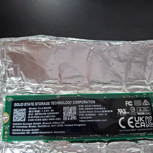 SSD m.2 키오시아 250 기가