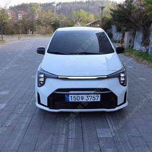 모닝 중고 모닝 더 뉴 모닝 흰색 2024년식 23,732km 1.0 가솔린 시그니처 수원중고차