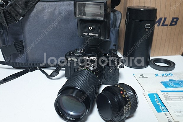 미놀타 x700,x-700 (랜즈2개,각종필터와 가방,...--6
