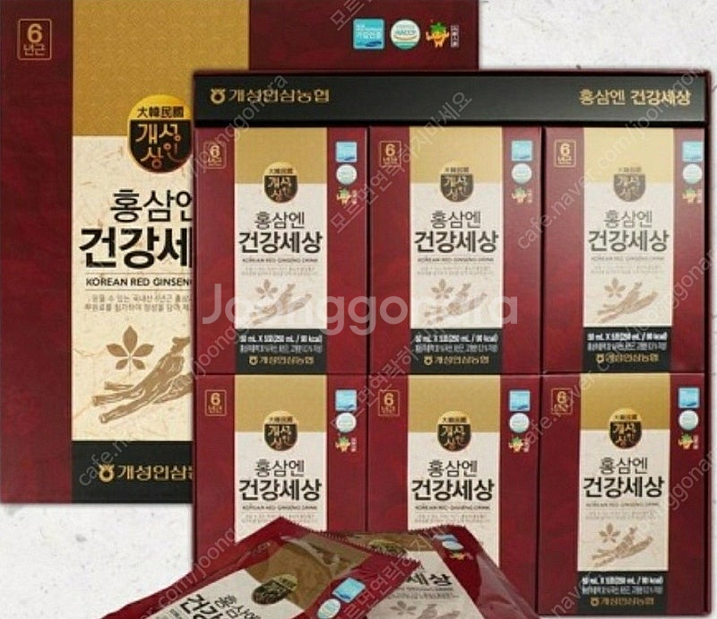 홍삼엔 건강세상 30포x6박스 180포 쇼핑백포함 안먹...--0