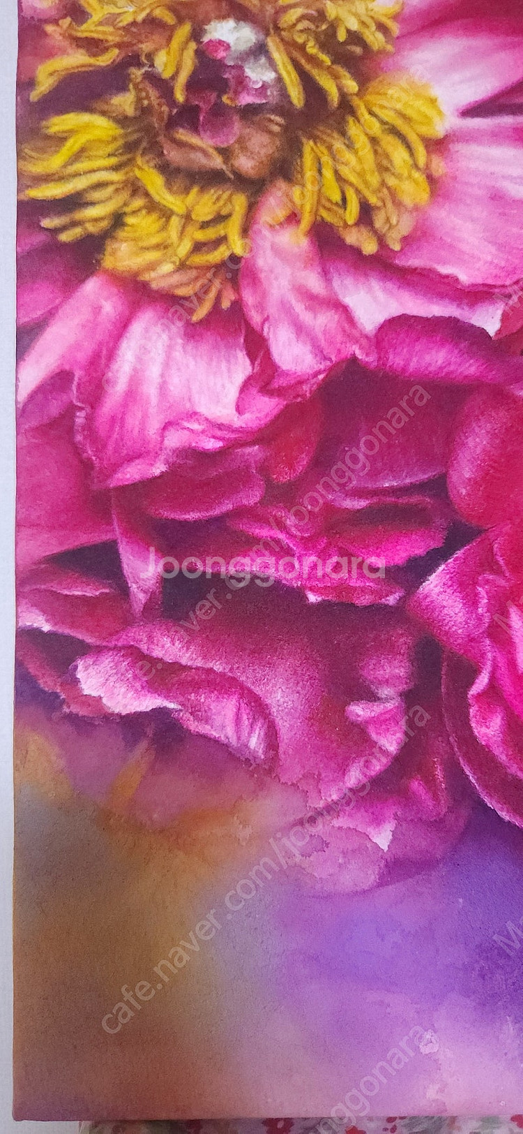 행복 Watercolor 수채화 꽃그림--7