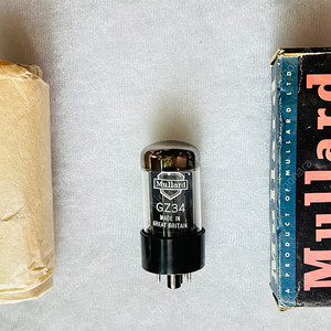 Mullard 멀라드 GZ34(5AR4) 빅베이스 NOS NIB 1개 판매