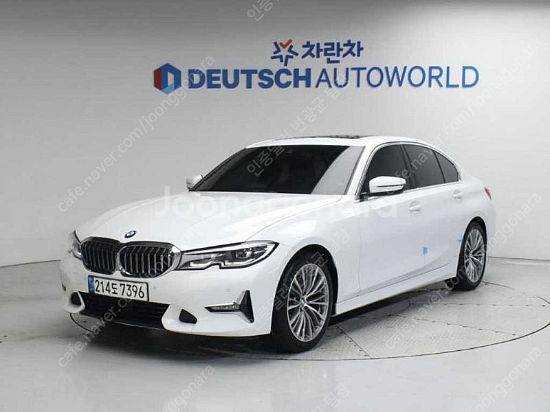 BMW 3시리즈 중고 BMW 320i 중고 승용차 흰색...--0