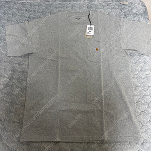 [XXL] 칼하트 S/S Pocket Loose 티셔츠 반팔 그레이 판매합니다