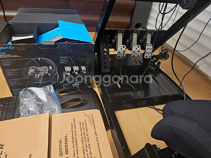 로지텍 g29 풀셋트+ 버트키커 2 +PNS 시트 및 ...--5