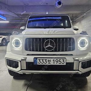 흰색 벤츠 G클래스 중고 G바겐 지바겐 중고 W463b AMG G63 기본형 중고차구매 할부 리스 가능 13 km