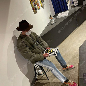브이넥러브 사이으 라인 팬츠 M