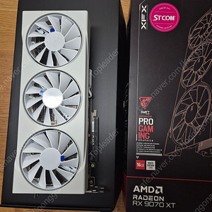 XFX 라데온 9070 XT SWIFT 화이트 신품급