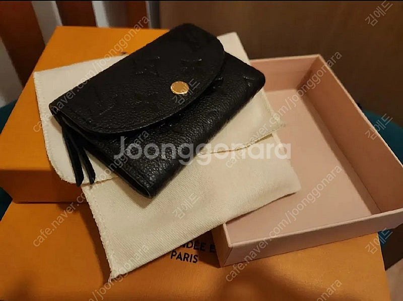 [새상품]루이비통 로잘리 코인퍼스 블랙 앙프레뜨 택포 ...--0