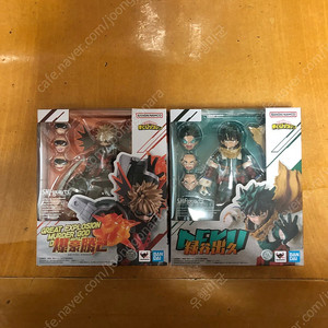 Shf 나의 히어로 아카데미아 미도리야&바쿠고 피규어