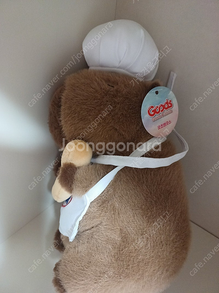 (새상품) 카피바라 쿼카 요리사 봉제 인형 25cm--1