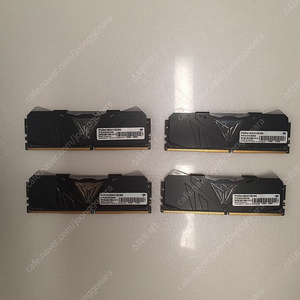 DDR4 4133MHZ 32G ARGB 페트리어트 바이퍼 시리즈 풀뱅 고성능램 팝니다. 4000 3600 3200
