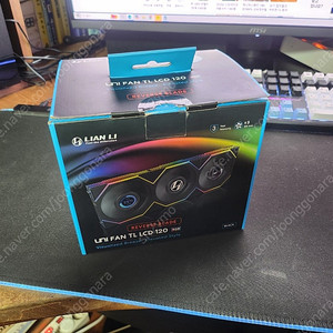 리안리 UNI FAN TL LCD 120 블랙 리버스 3팩 판매 (와이어리스 아닙니다)